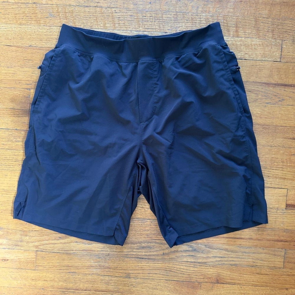 Fabletics Athletic Running Shorts with Pockets Training Gym Blk Workout Mens XL